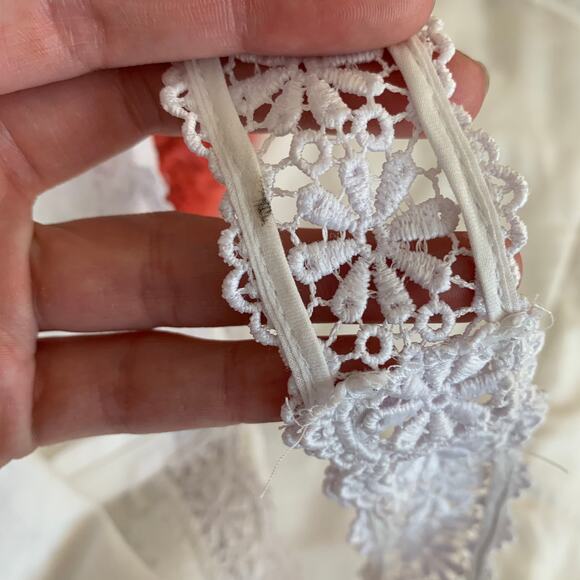 Charo Ruiz Zuma Eyelet Embroidered White Romper Womens XS New - Picture 13 of 16